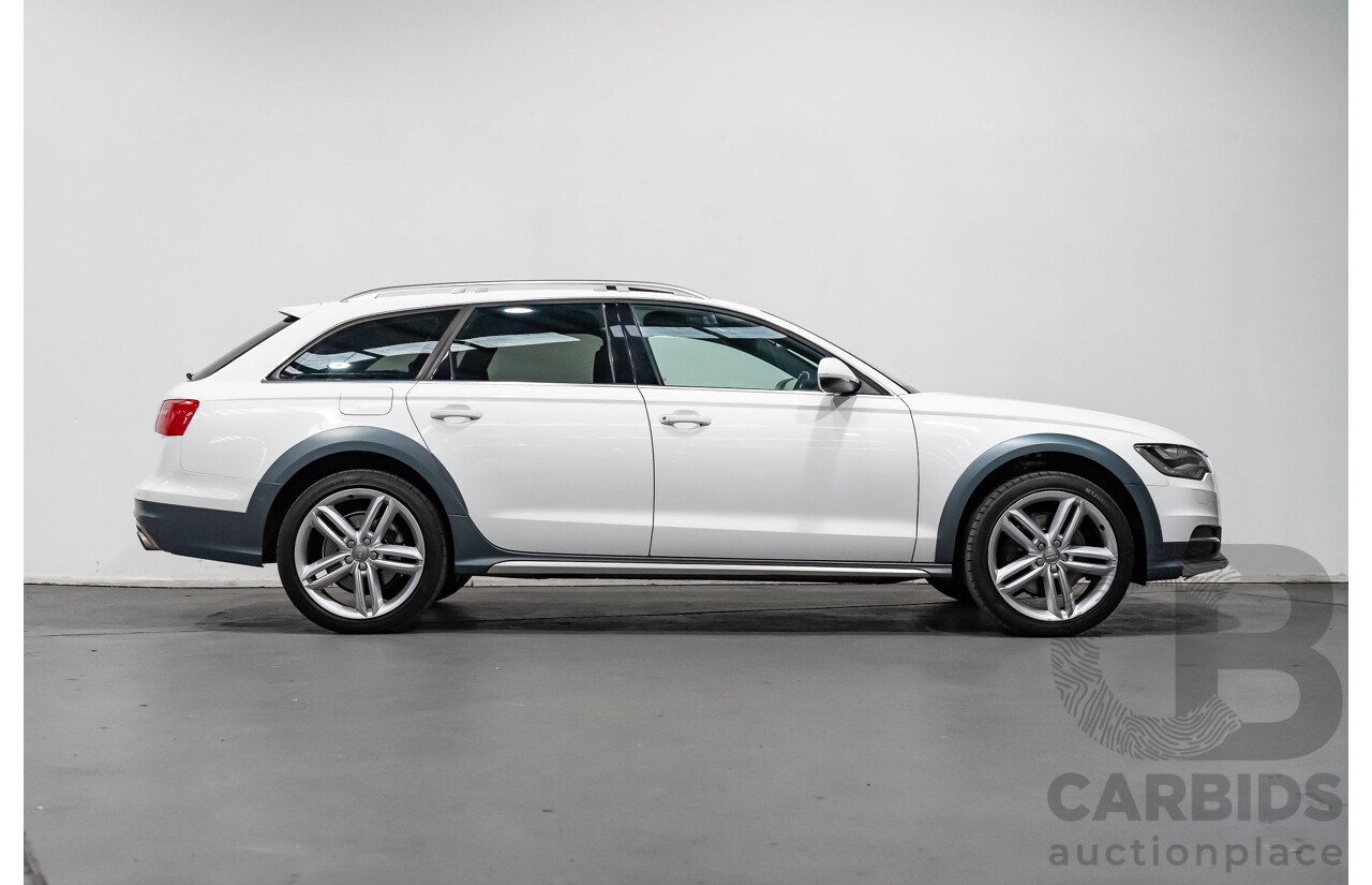 4/2013 Audi A6 Allroad Quattro (AWD) LE 4GH 4d Wagon Ibis White Turbo Diesel V6 3.0L