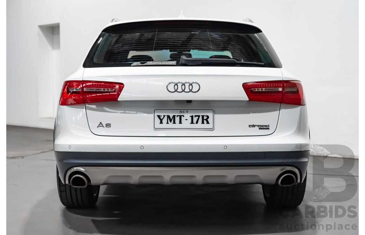 4/2013 Audi A6 Allroad Quattro (AWD) LE 4GH 4d Wagon Ibis White Turbo Diesel V6 3.0L