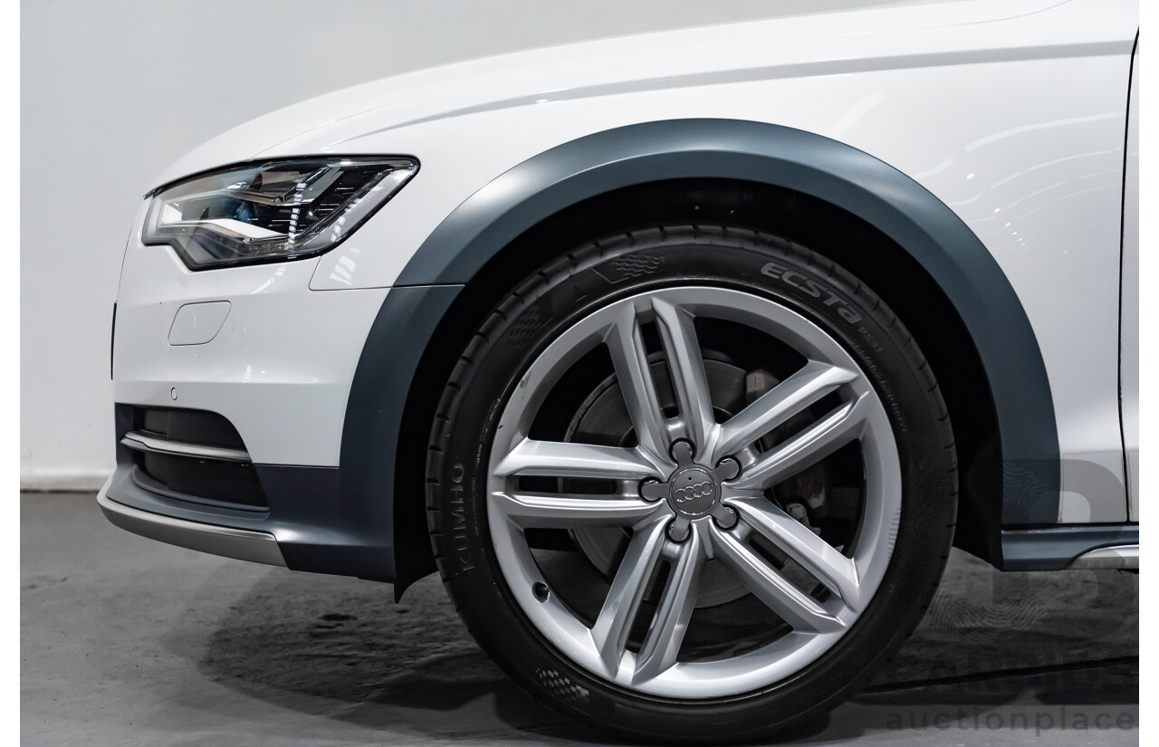 4/2013 Audi A6 Allroad Quattro (AWD) LE 4GH 4d Wagon Ibis White Turbo Diesel V6 3.0L