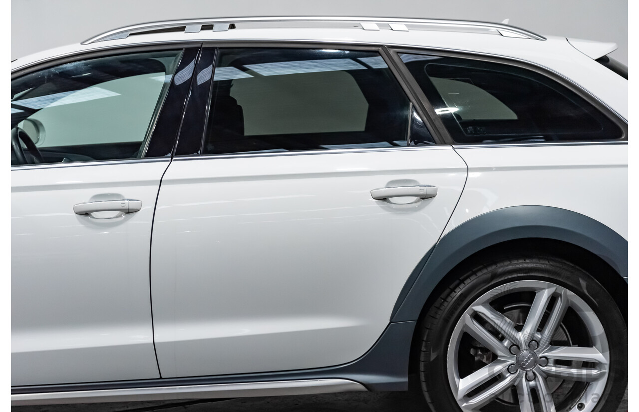 4/2013 Audi A6 Allroad Quattro (AWD) LE 4GH 4d Wagon Ibis White Turbo Diesel V6 3.0L