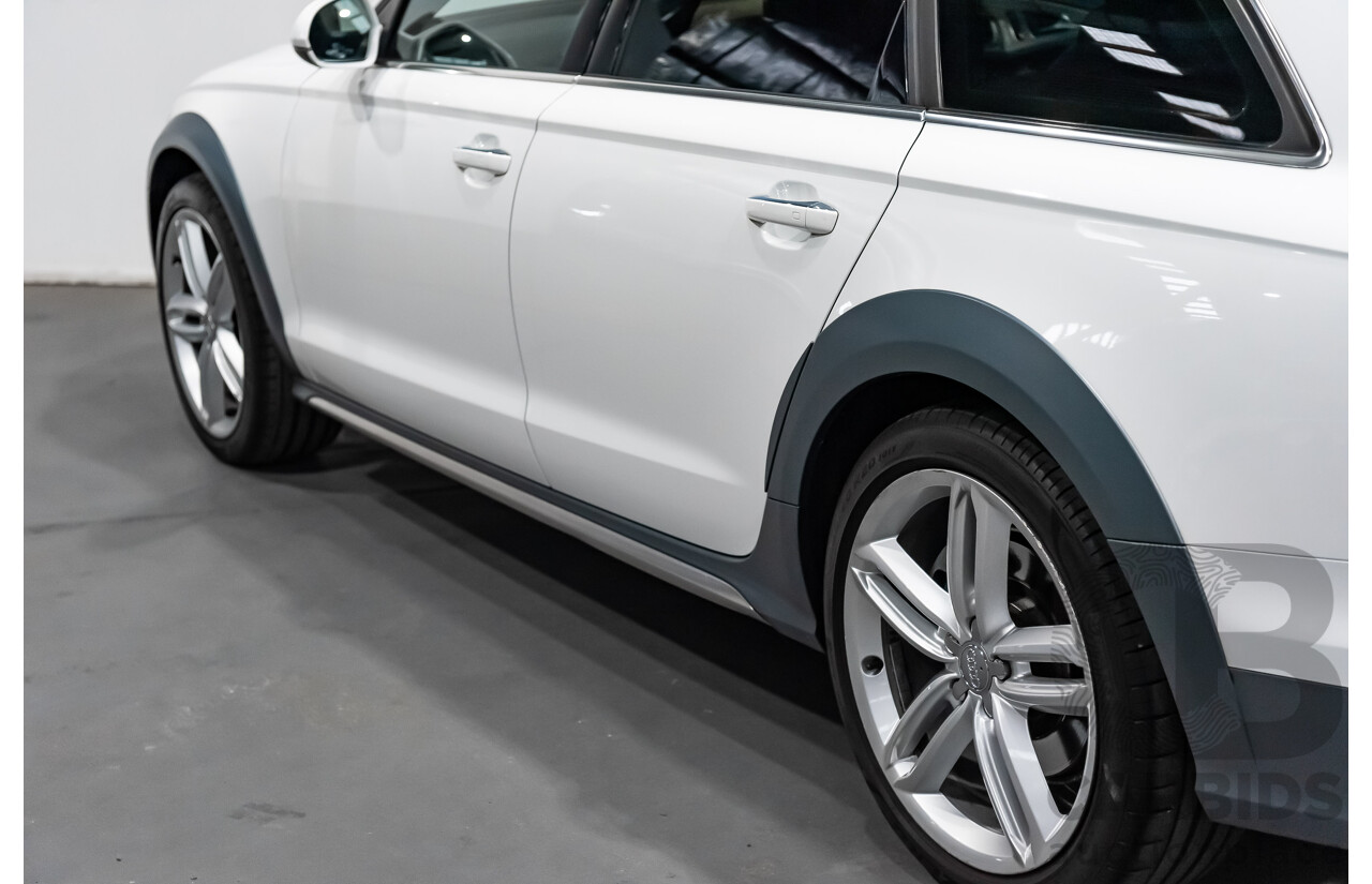 4/2013 Audi A6 Allroad Quattro (AWD) LE 4GH 4d Wagon Ibis White Turbo Diesel V6 3.0L