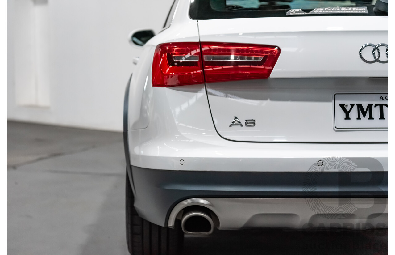4/2013 Audi A6 Allroad Quattro (AWD) LE 4GH 4d Wagon Ibis White Turbo Diesel V6 3.0L
