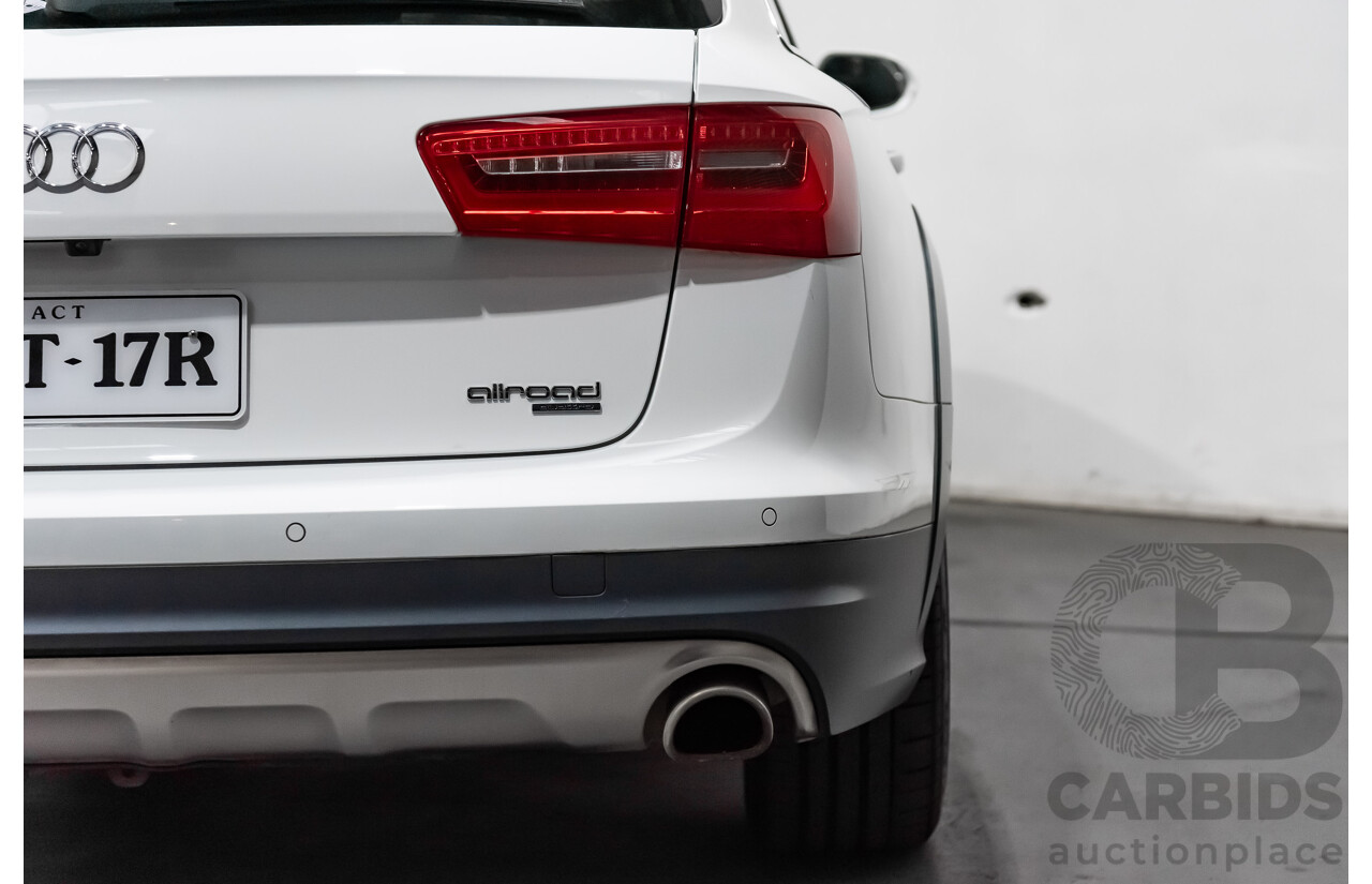 4/2013 Audi A6 Allroad Quattro (AWD) LE 4GH 4d Wagon Ibis White Turbo Diesel V6 3.0L