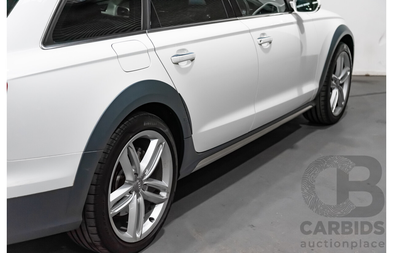 4/2013 Audi A6 Allroad Quattro (AWD) LE 4GH 4d Wagon Ibis White Turbo Diesel V6 3.0L