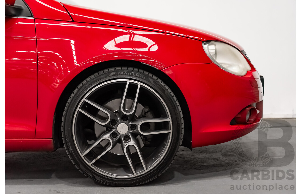 9/2008 Volkswagen EOS 2.0T FSI 1F MY08 UPGRADE 2d Convertible Red Turbo 2.0L