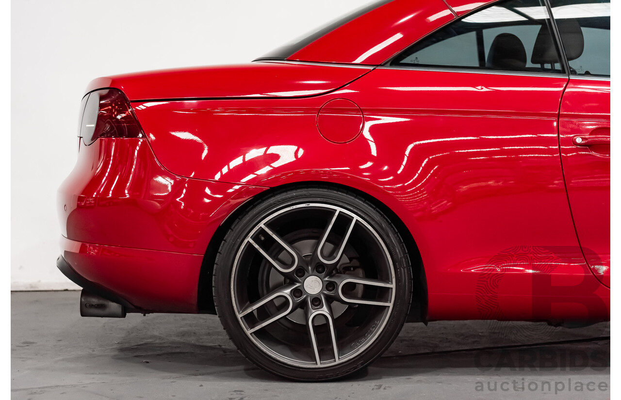 9/2008 Volkswagen EOS 2.0T FSI 1F MY08 UPGRADE 2d Convertible Red Turbo 2.0L