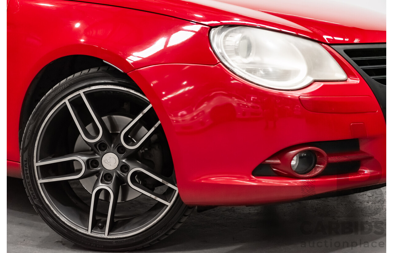 9/2008 Volkswagen EOS 2.0T FSI 1F MY08 UPGRADE 2d Convertible Red Turbo 2.0L