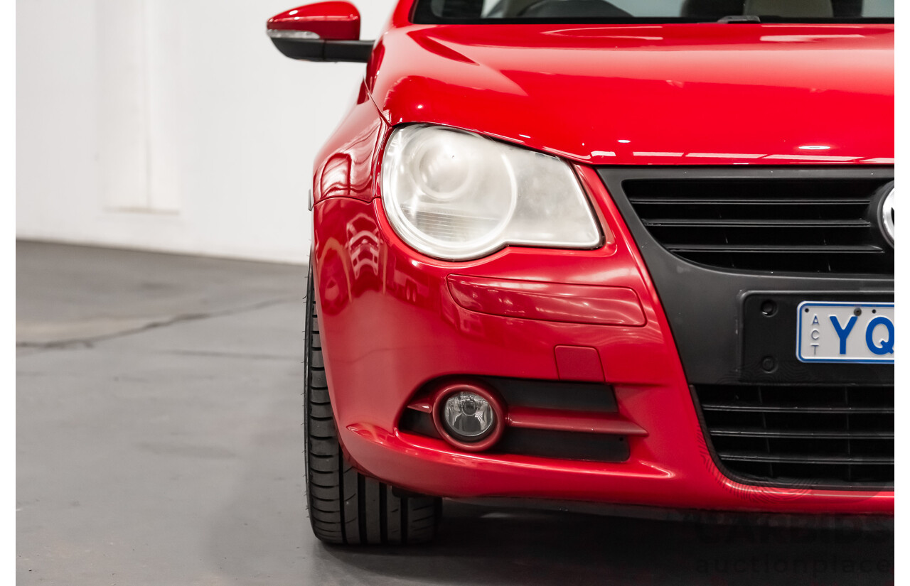 9/2008 Volkswagen EOS 2.0T FSI 1F MY08 UPGRADE 2d Convertible Red Turbo 2.0L