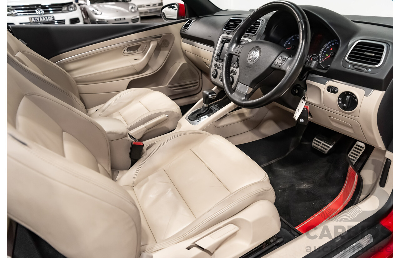 9/2008 Volkswagen EOS 2.0T FSI 1F MY08 UPGRADE 2d Convertible Red Turbo 2.0L