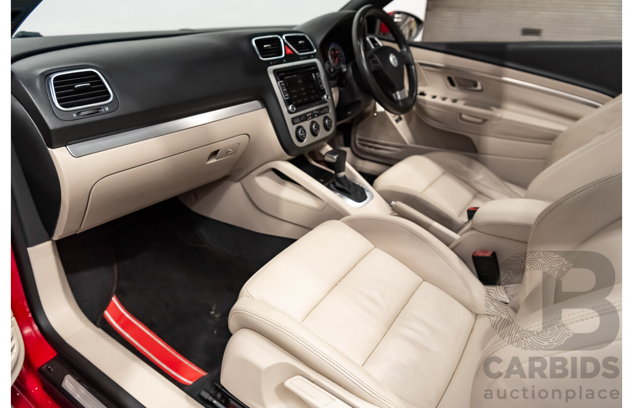 9/2008 Volkswagen EOS 2.0T FSI 1F MY08 UPGRADE 2d Convertible Red Turbo 2.0L