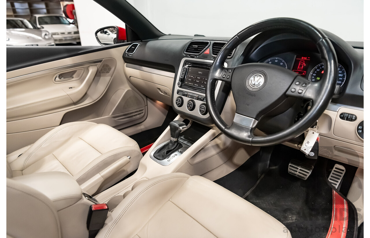 9/2008 Volkswagen EOS 2.0T FSI 1F MY08 UPGRADE 2d Convertible Red Turbo 2.0L