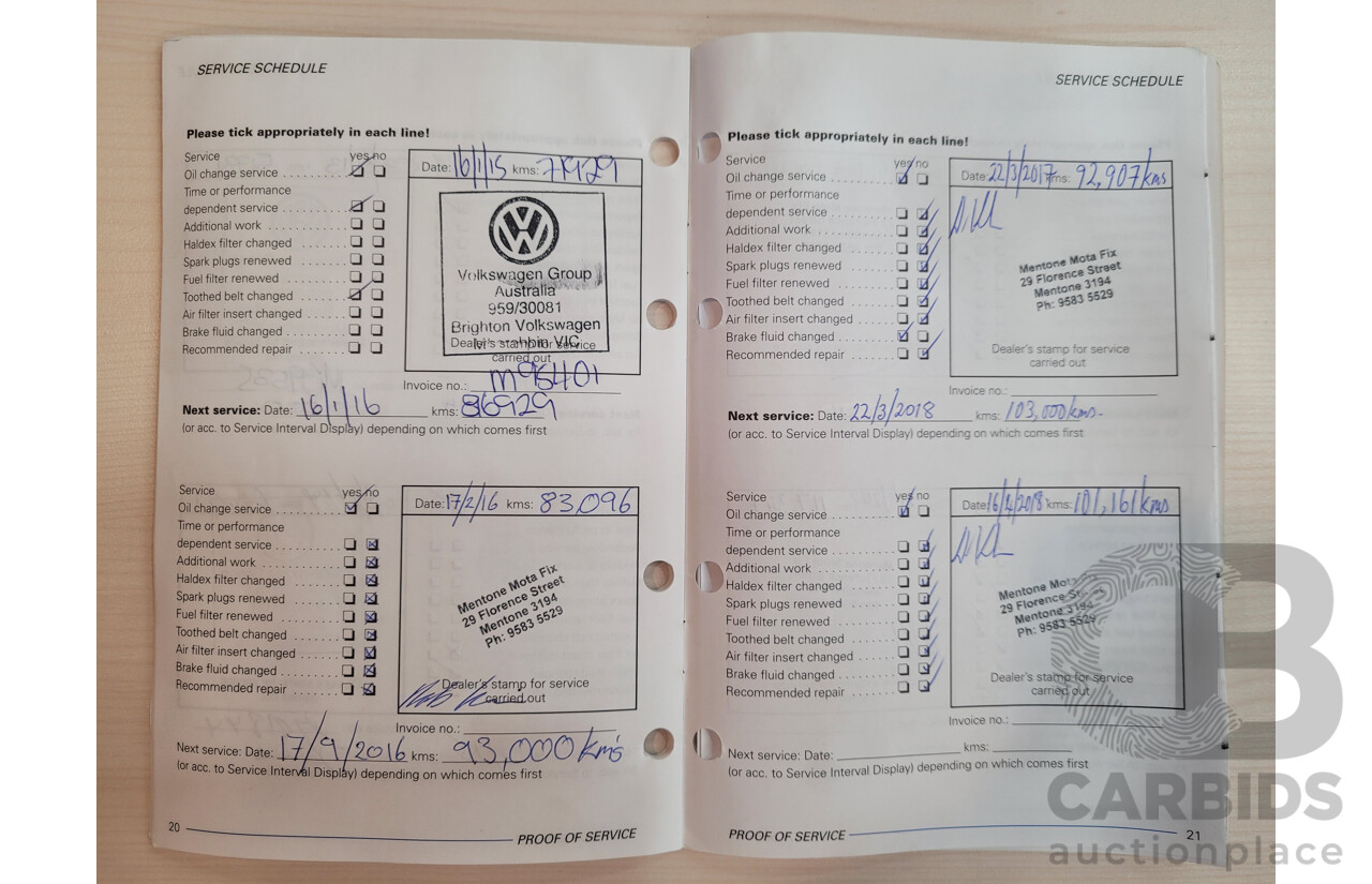 9/2008 Volkswagen EOS 2.0T FSI 1F MY08 UPGRADE 2d Convertible Red Turbo 2.0L