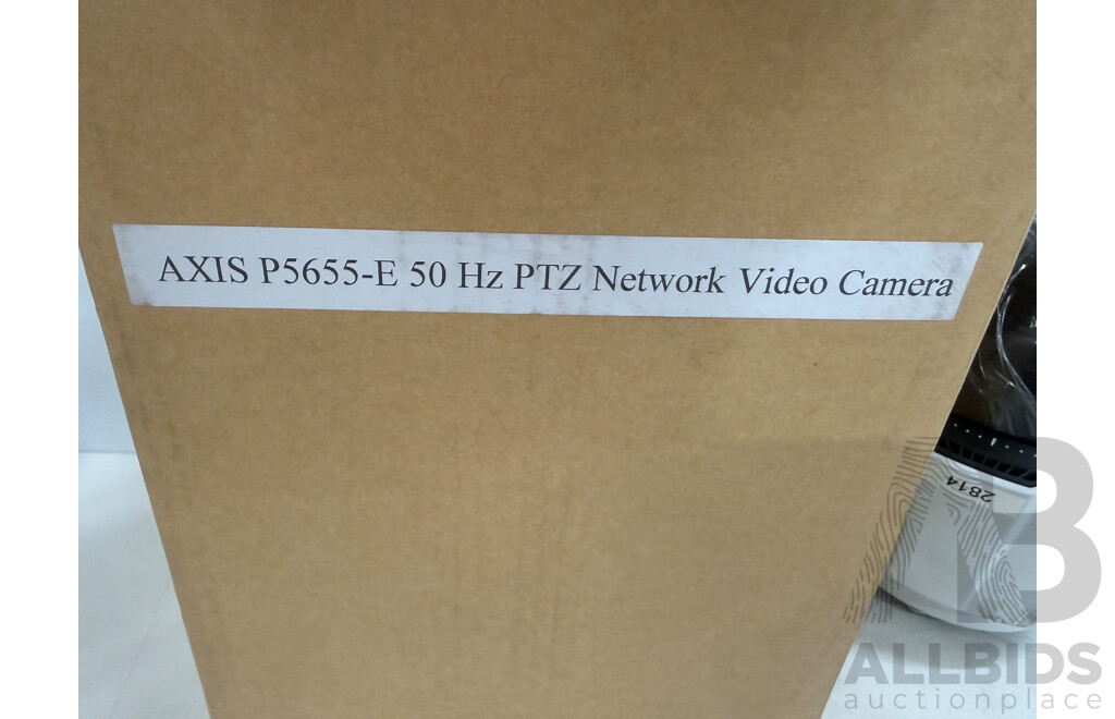 Axis P5655-E 1920 X 1080 Dome 137.60 Mm Zoom Lens HD Network Camera White