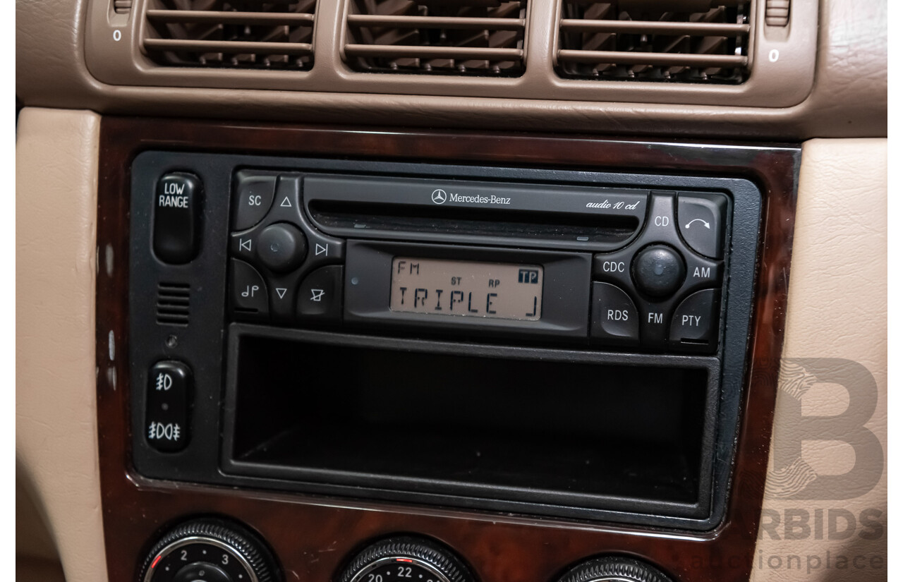 8/2002 Mercedes-Benz ML 320 Luxury (4x4) W163 4d Wagon Gold 3.2L