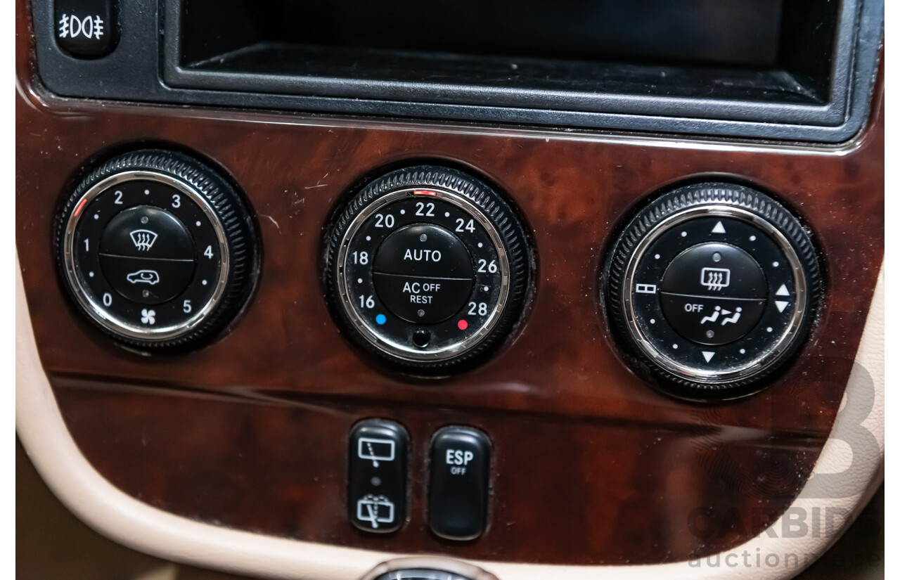 8/2002 Mercedes-Benz ML 320 Luxury (4x4) W163 4d Wagon Gold 3.2L