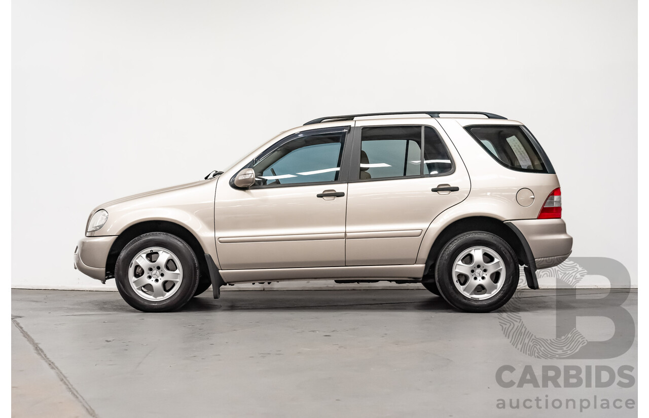 8/2002 Mercedes-Benz ML 320 Luxury (4x4) W163 4d Wagon Gold 3.2L