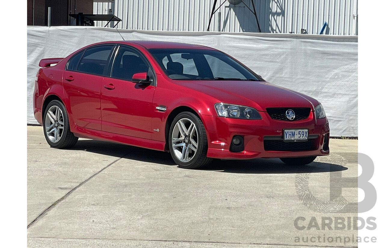 4/2011 Holden Commodore SV6 VE II 4d Sedan Red 3.6L
