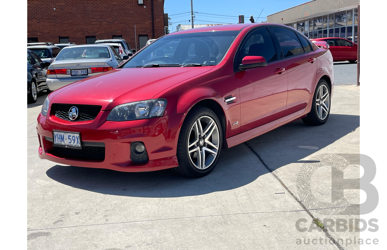 4/2011 Holden Commodore SV6 VE II 4d Sedan Red 3.6L