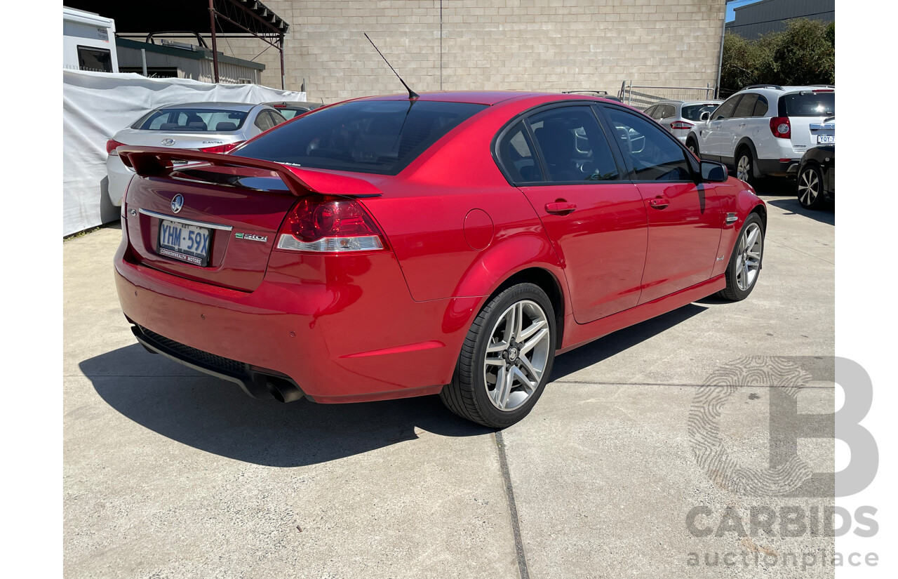 4/2011 Holden Commodore SV6 VE II 4d Sedan Red 3.6L