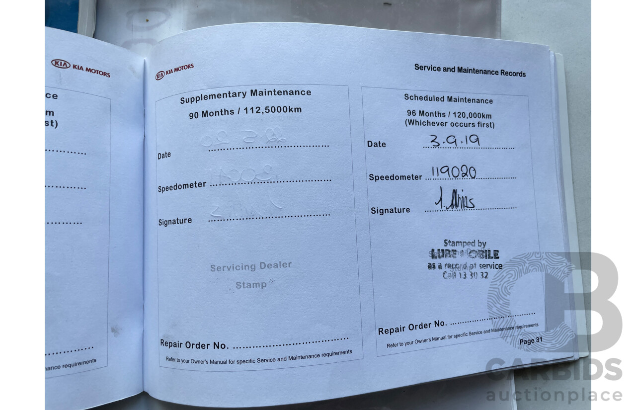 3/2012 Kia Cerato Si TD MY12 5d Hatchback Blue 2.0L