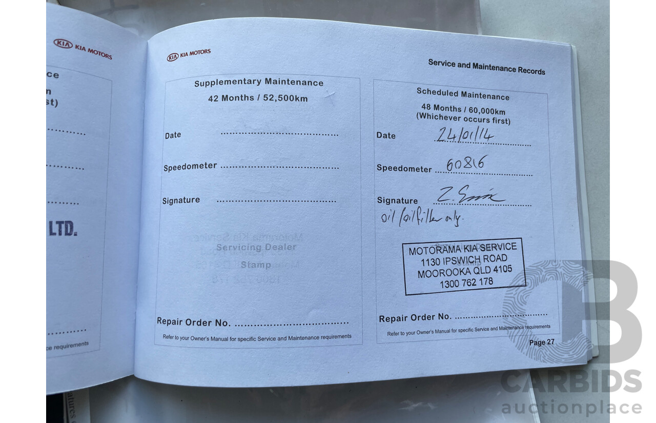 3/2012 Kia Cerato Si TD MY12 5d Hatchback Blue 2.0L