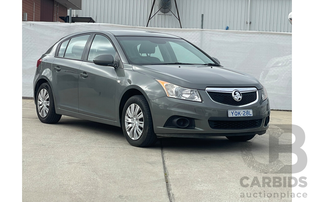 11/2012 Holden Cruze CD JH MY12 5d Hatchback Grey 1.8L