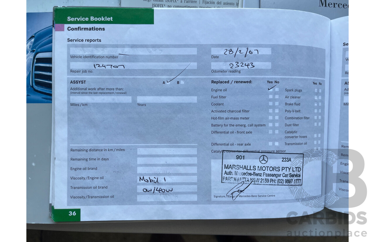 5/2005 Mercedes-Benz C200 Kompressor Sport Edition W203 4d Sedan Silver 1.8L