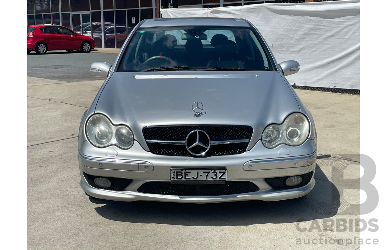 5/2005 Mercedes-Benz C200 Kompressor Sport Edition W203 4d Sedan Silver 1.8L