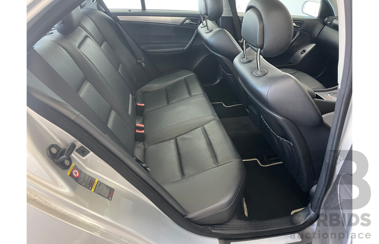 5/2005 Mercedes-Benz C200 Kompressor Sport Edition W203 4d Sedan Silver 1.8L