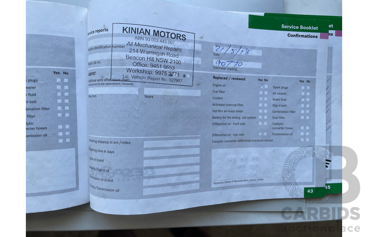 5/2005 Mercedes-Benz C200 Kompressor Sport Edition W203 4d Sedan Silver 1.8L