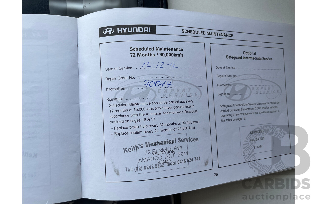 2/2010 Hyundai Santa Fe Highlander CRDi (4x4) CM MY10 4d Wagon White 2.2L