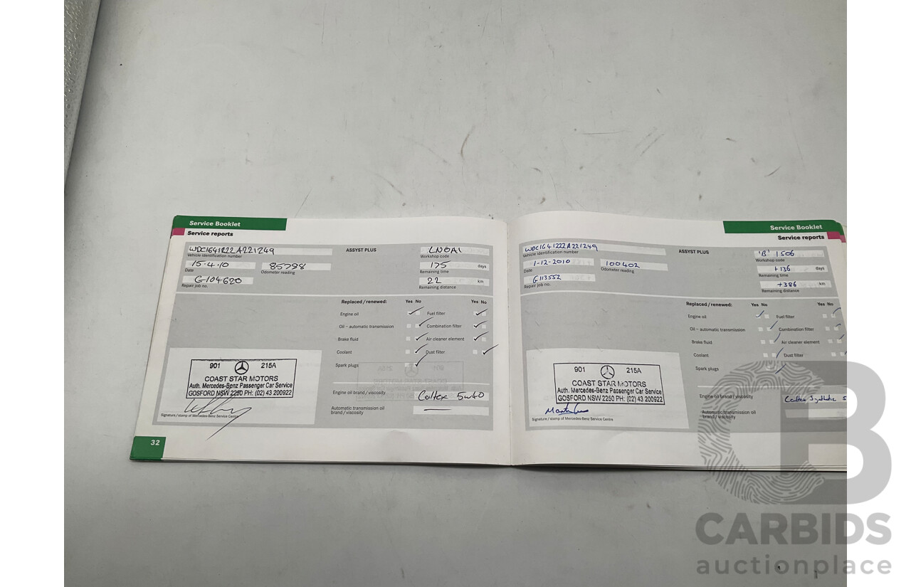 3/2007 Mercedes Benz ML 320 CDI Luxury (4x4) W164 07 UPGRADE 4d Wagon Silver Turbo Diesel V6 3.0L