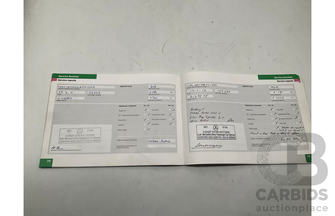 3/2007 Mercedes Benz ML 320 CDI Luxury (4x4) W164 07 UPGRADE 4d Wagon Silver Turbo Diesel V6 3.0L