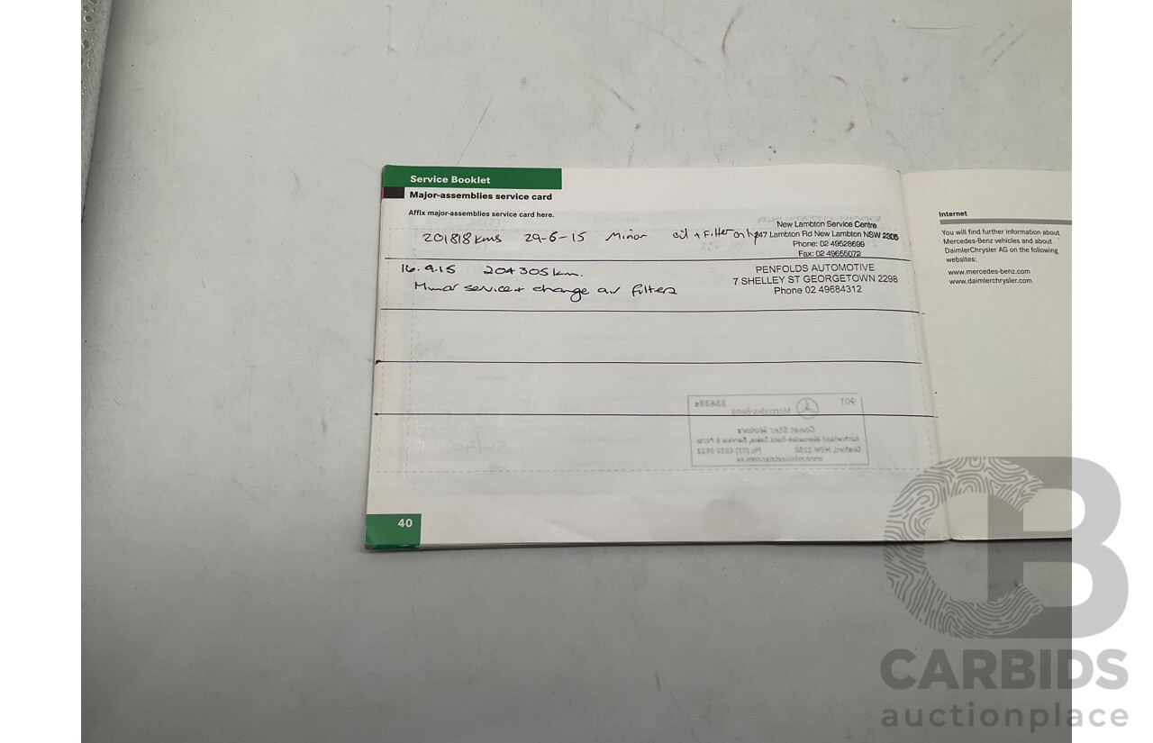 3/2007 Mercedes Benz ML 320 CDI Luxury (4x4) W164 07 UPGRADE 4d Wagon Silver Turbo Diesel V6 3.0L