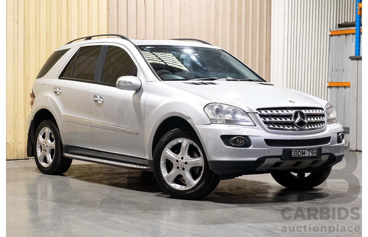3/2007 Mercedes Benz ML 320 CDI Luxury (4x4) W164 07 UPGRADE 4d Wagon Silver Turbo Diesel V6 3.0L
