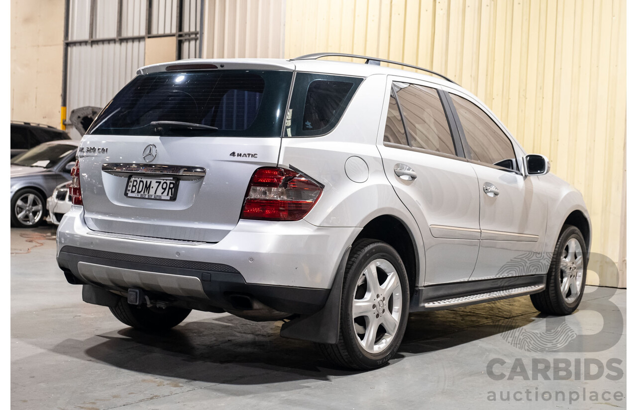 3/2007 Mercedes Benz ML 320 CDI Luxury (4x4) W164 07 UPGRADE 4d Wagon Silver Turbo Diesel V6 3.0L