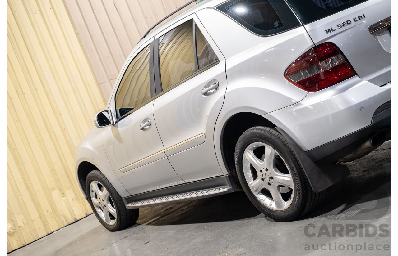 3/2007 Mercedes Benz ML 320 CDI Luxury (4x4) W164 07 UPGRADE 4d Wagon Silver Turbo Diesel V6 3.0L