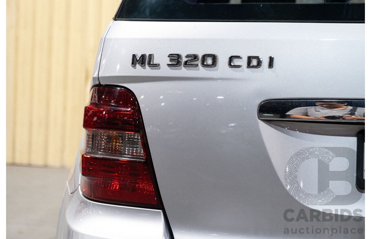 3/2007 Mercedes Benz ML 320 CDI Luxury (4x4) W164 07 UPGRADE 4d Wagon Silver Turbo Diesel V6 3.0L