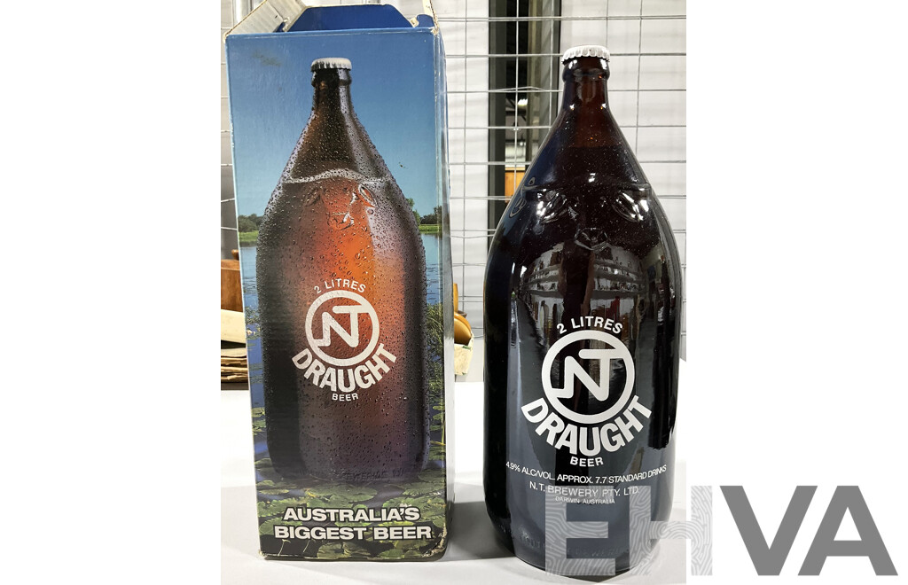 NT Draught Darwin Stubby 2 Litres in Original Box
