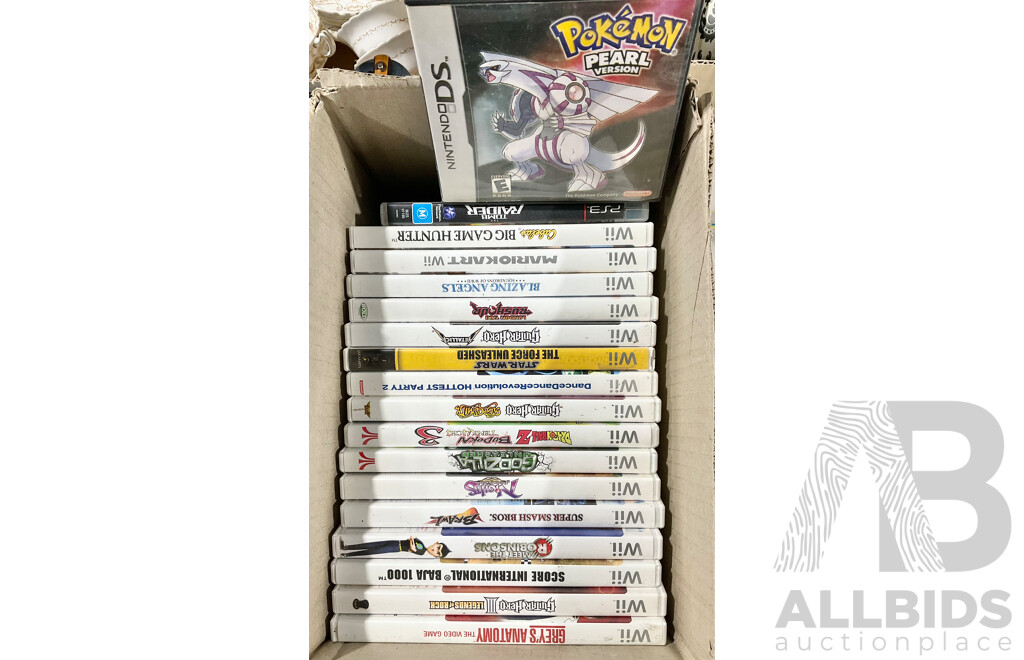 Collection of Nintendo Wii Games and Others
