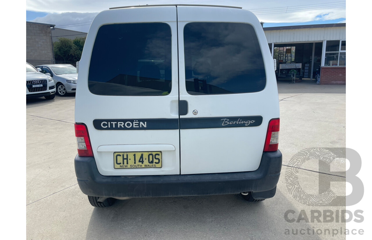 5/2004 Citroen Berlingo Ii  M59 2d Panelvan White 1.4L