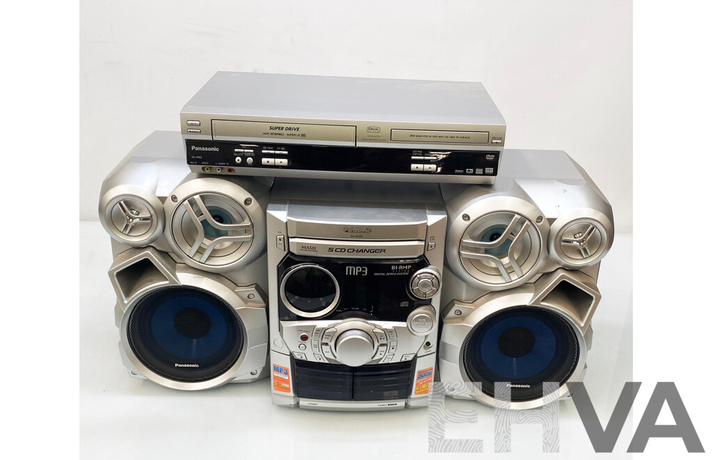 Panasonic (SA-AK320) Digital Servo System & (NV-VP60) DVD / VCR Player