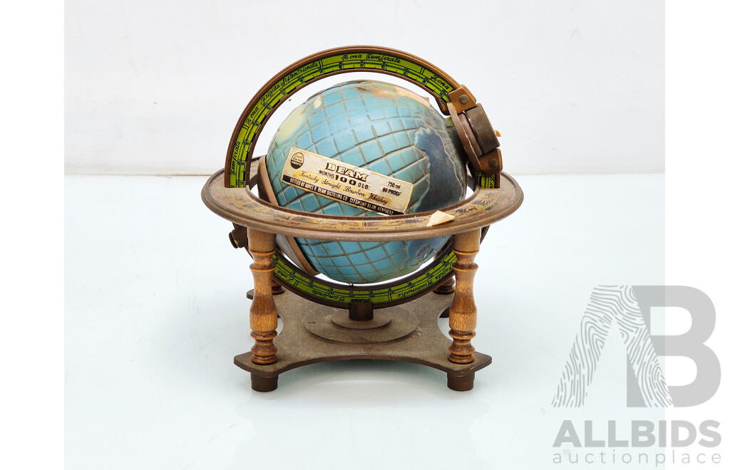 Jim Beam Antique Globe Bottle