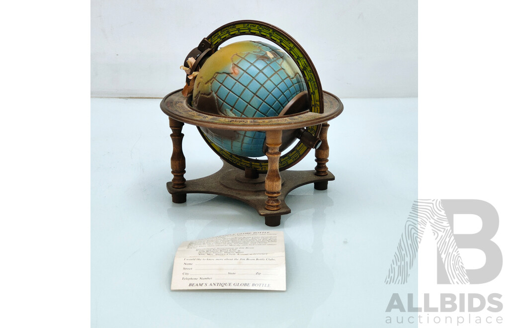 Jim Beam Antique Globe Bottle