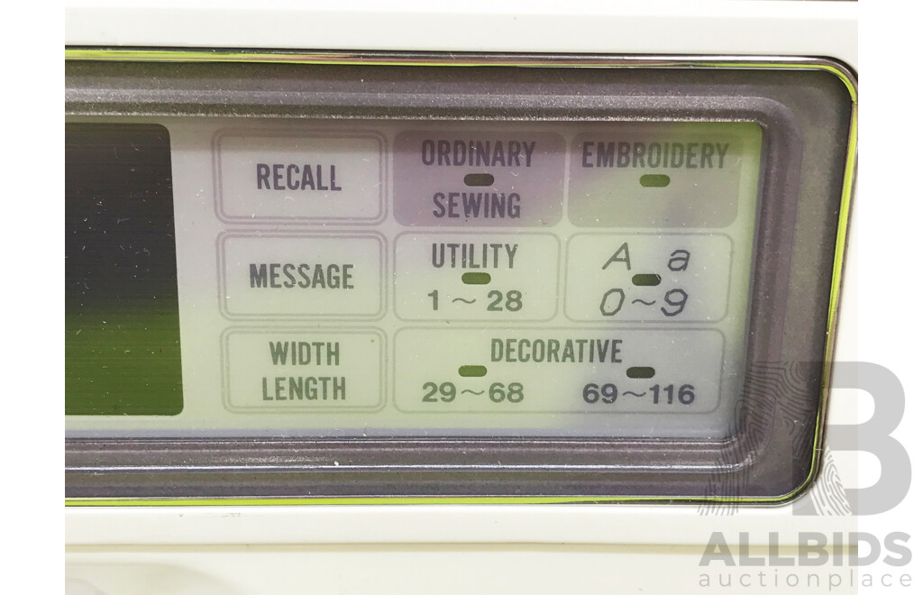 Janome Memory Craft 8000 Sewing Machine