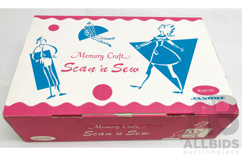 Janome Memory Craft Scan and Sew