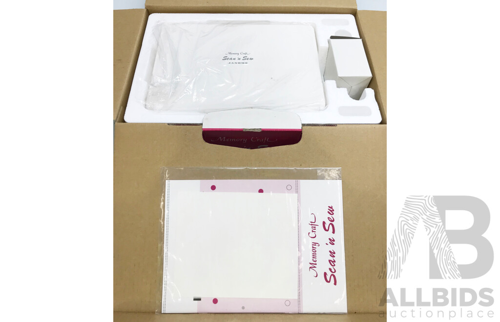 Janome Memory Craft Scan and Sew