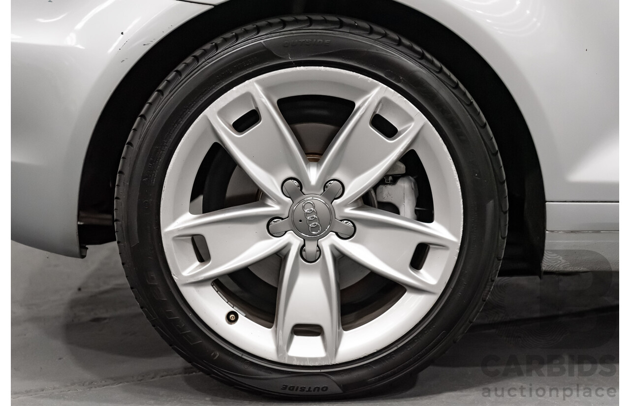 12/2008 Audi A3 2.0 TFSI Ambition 8P 2d Cabriolet Ice Silver Metallic Turbo 2.0L