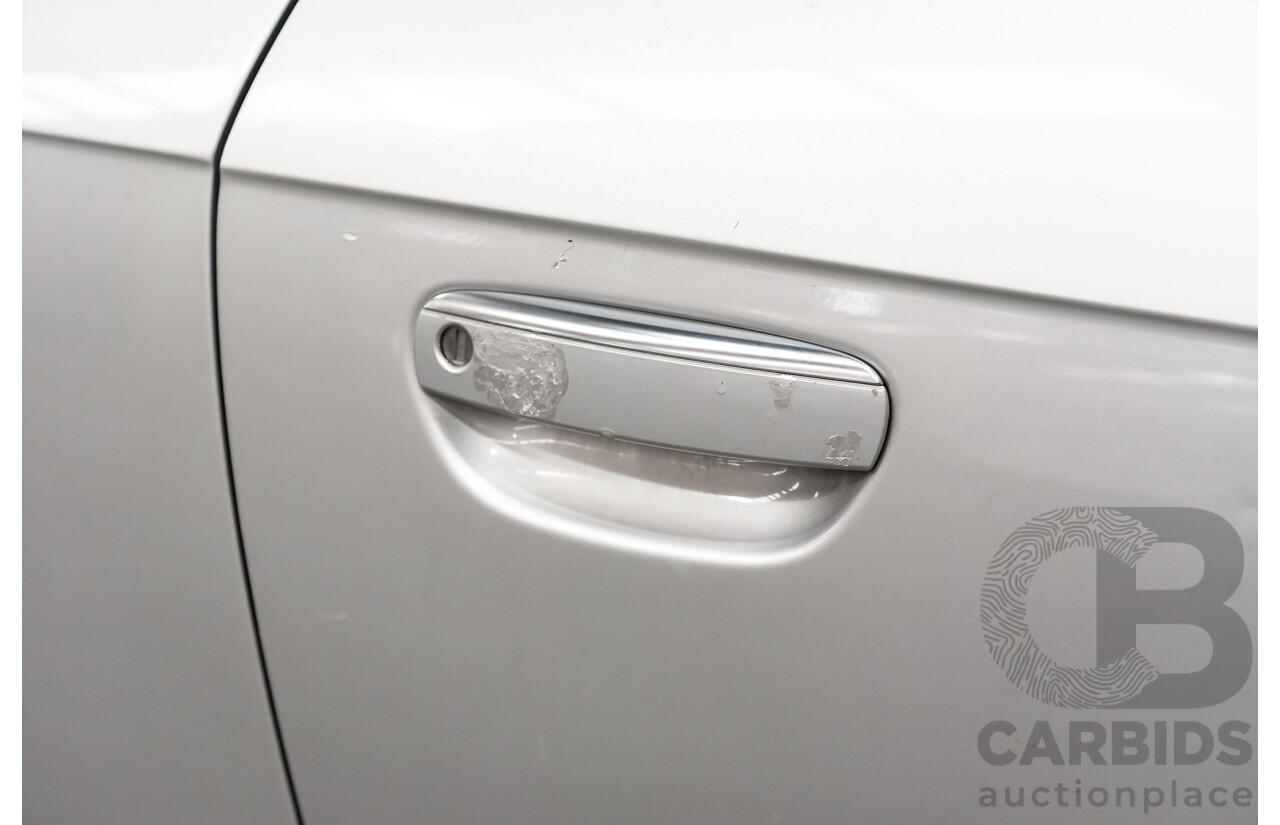 12/2008 Audi A3 2.0 TFSI Ambition 8P 2d Cabriolet Ice Silver Metallic Turbo 2.0L