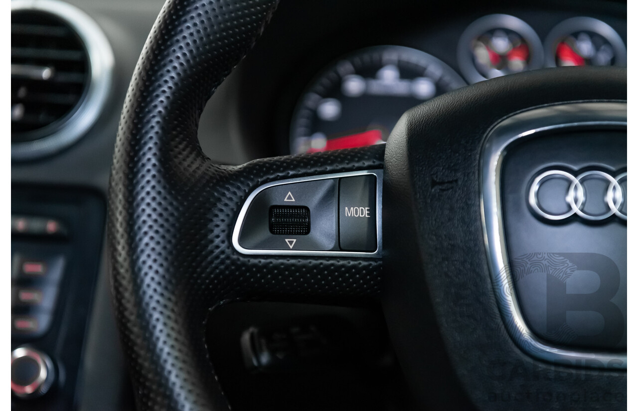 12/2008 Audi A3 2.0 TFSI Ambition 8P 2d Cabriolet Ice Silver Metallic Turbo 2.0L